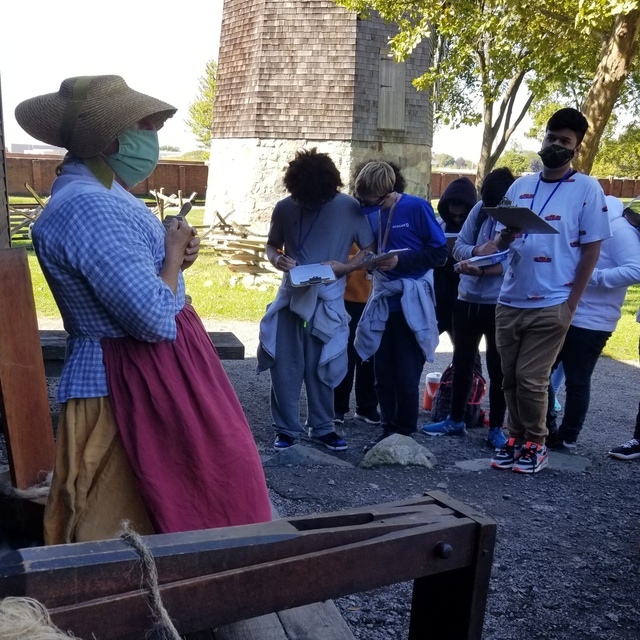 Mr. Koslowski's Michigan History class went to Greenfield Village's Daggett Farm to look at the lives of typical families that would have been similar to those who came to Michigan.